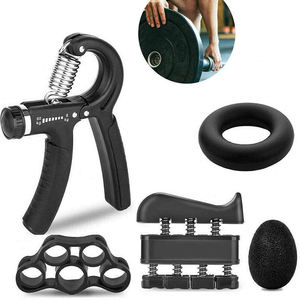 Penguat Pegangan Tangan Kit Olahraga 5 Pak, Alat Latihan Pegangan Jari Dapat Disesuaikan Pita Extender Resistensi Kekuatan Jari - Product Image 1