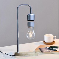 Lampe de chevet à lévitation magnétique, décoration de luxe, lampe de bureau à induction, led intelligente, chargement sans fil, lampe de table moderne