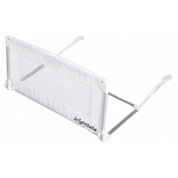 Lit de voyage pliable Brightbebe pour bébé avec barrière latérale en métal certifiée EN 120x50x42cm pour nourrissons et tout-petits