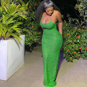 Robe maxi pour femme Weird <span class=keywords><strong>Puss</strong></span> Cross Bandage, dos nu, sans manches, été, sexy, élégante, robe moulante pour soirée, plage, boîte de nuit - Product Image 4