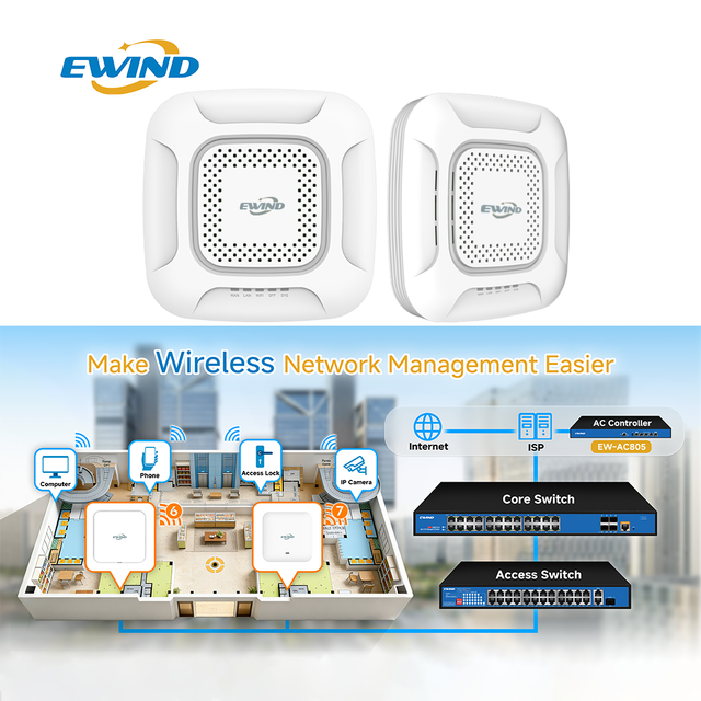 Tri-band WiFi7 9Gbps 2.4&5.8&6G 9000Mbps Ceiling Wireless AP 10G SFP+ Fiber Port Enterprise Access Point with 194 Users Support