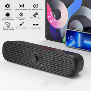 Vente directe d'usine 10W haut-parleur Surround OEM USB <span class=keywords><strong>barre</strong></span> <span class=keywords><strong>de</strong></span> <span class=keywords><strong>son</strong></span> filaire pour PC ordinateur portable <span class=keywords><strong>TV</strong></span> avec Aux 3.5mm - Product Image 3