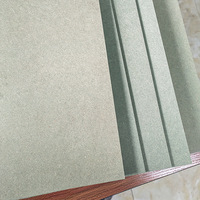 Meuble de cuisine et de salle de bain en MDF HMR, moderne, résistant à l'humidité, qualité E1, 12/15/18 mm, vert, prix bas, fabriqué en Chine