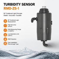 Medidor de Turbidez de Agua Dispersa REMOND Online 90, Sensor de Flujo, Controlador RS485, 2 Salidas de Relé, OEM, 0-400 NTU, 5% FS, AC220V/DC24V