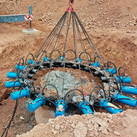 Coupe-têtes de pieux en béton fiable avec contrôle hydraulique précis pour les travaux de construction et d'entretien