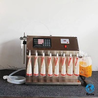 Machine de Remplissage Semi-Automatique de Liquides en Sacs 6-12 pour Eau Minérale et Boissons Non Alcoolisées