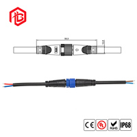 Connecteur de câble souterrain étanche Bett M15 IP67/IP68, boîtier en laiton mâle/femelle, certifié CE/ROHS, usage automobile, 2 broches, 3 broches