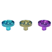 Usine personnalisée Bouton de culbuteur de frein arrière en titane revêtu de PVD Gr5 finition polie anodisée colorée moteur Sepeda de moto/écrou