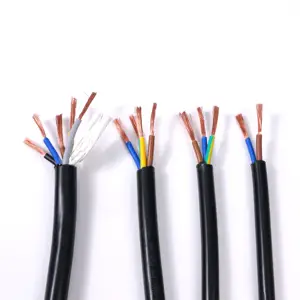 Factory Price construction Flexible Copper 0.5 0.75 1 1.5 2.5 4 6 16 50mm pvc cable wire Multi Core Signal electric wire Cable