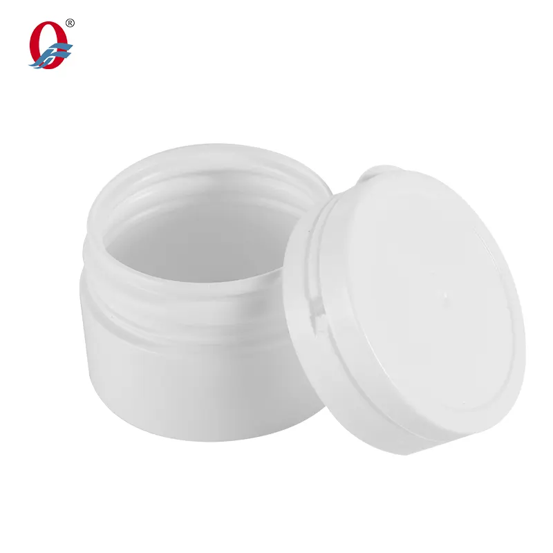 50g dental powder bottle 50ml PP White Cheap Plastic Round Cream Jar for Tester