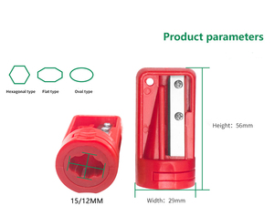 2025 nouvelle arrivée <span class=keywords><strong>de</strong></span> Stock petit taille-crayon en plastique ABS manuel manuel pour crayon <span class=keywords><strong>de</strong></span> charpentier - Product Image 4