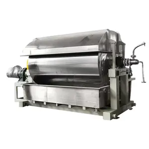 Food chemical industrial instant baby flake food double drum dryer active dry yeast rotary drum scraper dryer machine