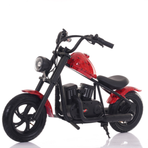 Vélo d'équilibre électrique pour enfants de 12 pouces, style voiture, moteur 150W, batterie 24V 4.5Ah, effets sonores réalistes, roues avec pneus gonflables - Product Image 1