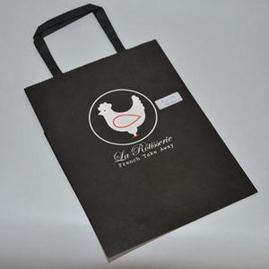 Wholesale Custom Printed logo Eco Friendly Luxury <b>Wedding</b> Shopping Gift White Kraft Paper Bag with Your Own logo - Product Image 6