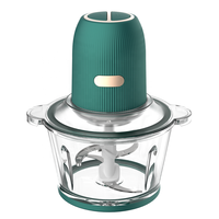 Hachoir électrique 2L 350W pour usage domestique Mini robot culinaire multifonctionnel Mini hachoir alimentaire