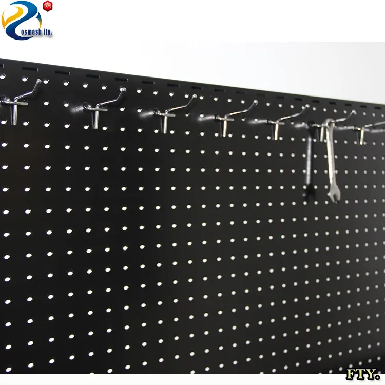 Metal de acero perforado Panel con 90 lb carga capacidad 16 "H x 32" W"