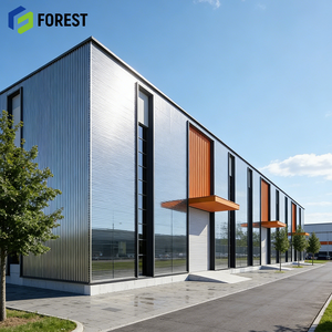 Entrepôt de stockage industriel intégré avec caractéristiques anticorrosives, structure en acier à grande portée - Product Image 1