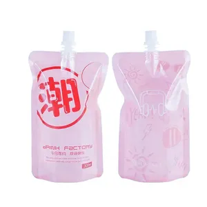 1.5 Liters Microwavable Pp Bag Carbonated Beverage Alcohol Tomato Sauce Shampoo Spout Pouches Sachet
