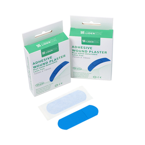 Bande adhésive fine en aluminium bleu, détectable, en PE, emballée individuellement, stérile, hypoallergénique, CE ISO, <span class=keywords><strong>pour</strong></span> laboratoire médical - Product Image 1