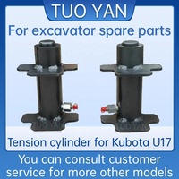 Ajustador de pista de tamaño Original para Kubota U17 mini excavadora undecarrige piezas dispositivo de tensión cilindro de tensión para U17