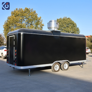 CAMPTRL Remorque alimentaire directe usine, équipement de cuisine mobile, camion de restauration rapide commercial, remorque de concession pour pizzas et café - Product Image 5