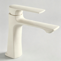 Robinet mitigeur de lavabo de salle de bain à poignée unique personnalisé, robinet de lavabo de luxe avec personnalisation du logo et de l'emballage