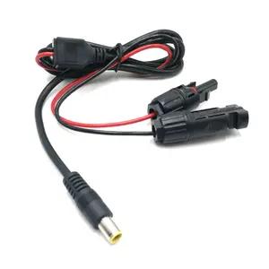 Photovoltaic panel connection cable to DC5.5*2.1mm extension cable for laptop charging cable