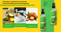 Macadamia Argan Croissance Huile Barbe Huile Afro Cheveux Soins En Gros Corps Brume Spray Vegan pour Vente En Gros 200ml