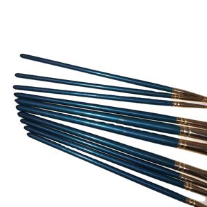 Pennello professionale in setola bianca 10 pz in Nylon di migliore qualità <span class=keywords><strong>per</strong></span> l'artista dei capelli <span class=keywords><strong>per</strong></span> pittura ad <span class=keywords><strong>acquerello</strong></span> Art Set di <span class=keywords><strong>pennelli</strong></span> - Product Image 3