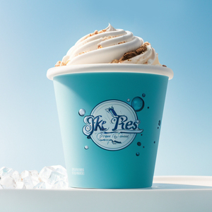 Coppette di Carta Colorate Ecologiche Usa e Getta per Gelato con Coperchio 3oz-16oz, Logo Personalizzato per Dessert, <span class=keywords><strong>Biscotti</strong></span> e Noodle - Product Image 1