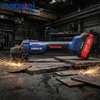 Meuleuse d'angle NANWEI 115 mm 125 mm 9800 tr/min avec moteur sans balais 21V