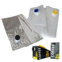 Sac BIB aseptique sans BPA de qualité alimentaire avec robinet pour café infusé à froid, jus, sac en boîte, sac intérieur