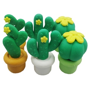 Hỗn Hợp 5Pcs Mini Bút Chì Tẩy Gói Thiết Lập <span class=keywords><strong>3D</strong></span> Cây Xương Rồng Hoa Tẩy Trường Văn Phòng Phẩm Các Mặt Hàng Cho Trẻ Em Và Sinh Viên Cung Cấp - Product Image 3