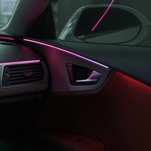Système d'éclairage d'ambiance pour véhicule RHD avec contrôle sans fil Bluetooth et synchronisation des couleurs multi-zones - Product Image 1