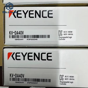 Unité de conversion D/A KEYENCE KV-DA40V, sortie analogique 4 canaux, résolution 1/40000 pour PLC série KV KV DA40V - Product Image 1
