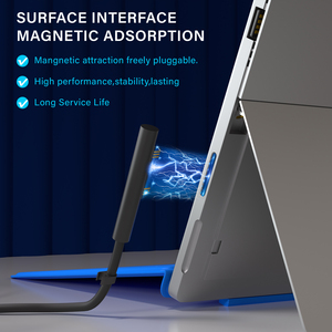 Chargeur pour ordinateur portable <span class=keywords><strong>Surface</strong></span> Pro 65W 15V 4A <span class=keywords><strong>USB</strong></span> A+<span class=keywords><strong>USB</strong></span> <span class=keywords><strong>C</strong></span> avec protection OTP compatible Microsoft <span class=keywords><strong>Surface</strong></span> Pro - Product Image 3