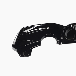 Diffusore Posteriore Nero Lucido in ABS Stile MP M Sport con Doppia Uscita Singola per <span class=keywords><strong>BMW</strong></span> <span class=keywords><strong>F20</strong></span> <span class=keywords><strong>2015</strong></span>-2018 - Product Image 5