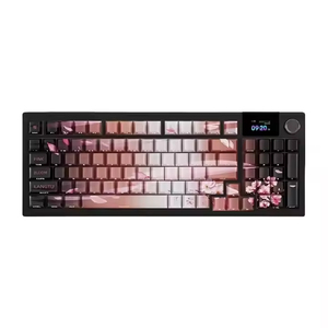 Teclado Mecánico Inalámbrico GK65 de 2.4GHz con Retroiluminación RGB, Material PBT, en Inglés, para Juegos Competitivos en Computadora y Laptop - Product Image 3
