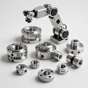 Nhu cầu cao tùy chỉnh CNC nhôm 6061 & thép không gỉ gia công OEM/ODM Robotics bộ phận thấp moq 1 PC mẫu 3 ngày quay vòng - Product Image 1