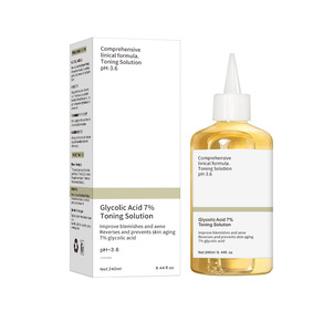 Solución Tonificante y Renovadora con Ácido Glicólico al 7% para Imperfecciones y Acné, Exfoliación Facial, Cierra Poros, Tónico con Ácido Glicólico al 7% - Product Image 2