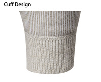 Pull en maille à col polo à manches longues pour homme, personnalisé, couleur marron, automne-hiver, fabriqué par un fabricant de tricots