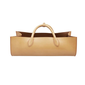 New Design Decoration Outdoor Flower Pot Holder Organizer Tool Bag Leather <strong>Trug</strong> <strong>Gardening</strong> Tools Flower Picking Storage Basket - Product Image 6