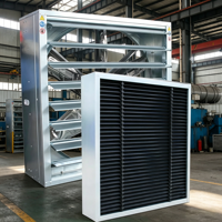 Nouveau système de ventilation mural à taille réglable pour poulailler et ferme avicole, avec filtre durable, persiennes et protection UV