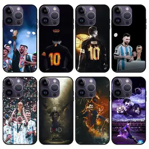 Custom Sublimation TPU Cover Football Star Shock Proof Dirty Resistant Phone Case For iPhone 14 13 12 11 Pro Max X XS XR 7 8Plus