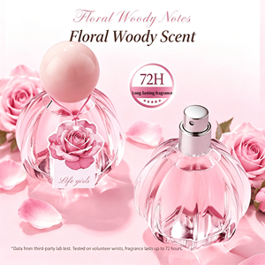 Perfume Floral Amaderado Life Girls Wild Rose, Aroma a Rosa Fresca <span class=keywords><strong>de</strong></span> Larga Duración 72H, No Cloyante, Dulce, Suave y Elegante - Product Image 2