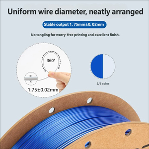 เส้นใย PLA ไหมเงา ขนาด 1.75 มม. ± 0.03 มม. น้ำหนัก 1 กก. (2.2 ปอนด์) ใช้ได้กับเครื่องพิมพ์ 3 มิติ FDM ส่วนใหญ่ - Product Image 3