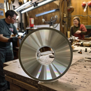 Disco de Diamante con Resina <span class=keywords><strong>JR</strong></span> D100, Grosor de 0.188 pulgadas, Grano 100S, para Desbarbado y Pulido Abrasivo - Product Image 4