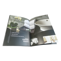 Catalogue de magazines de taille a5 personnalisé en usine professionnelle, impression de livret