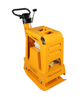 Compacteur à plaques réversible 30KN 5.5HP à essence, piqueur de sol vibrant 42*69cm 110KG, machine de compactage de sol routier robuste