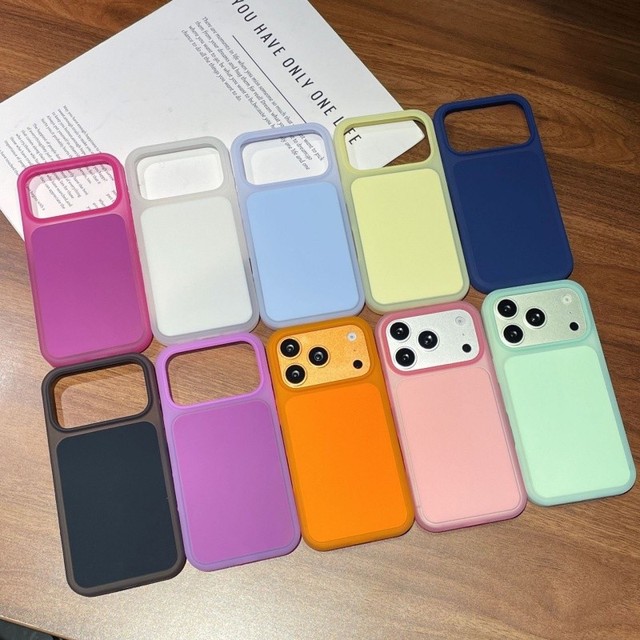 Newest Trending Colors Microfiber Lining Soft Touch Jelly Silicone Mobile Phone case for iPhone 15-17 Pro Max Cover Wholesale